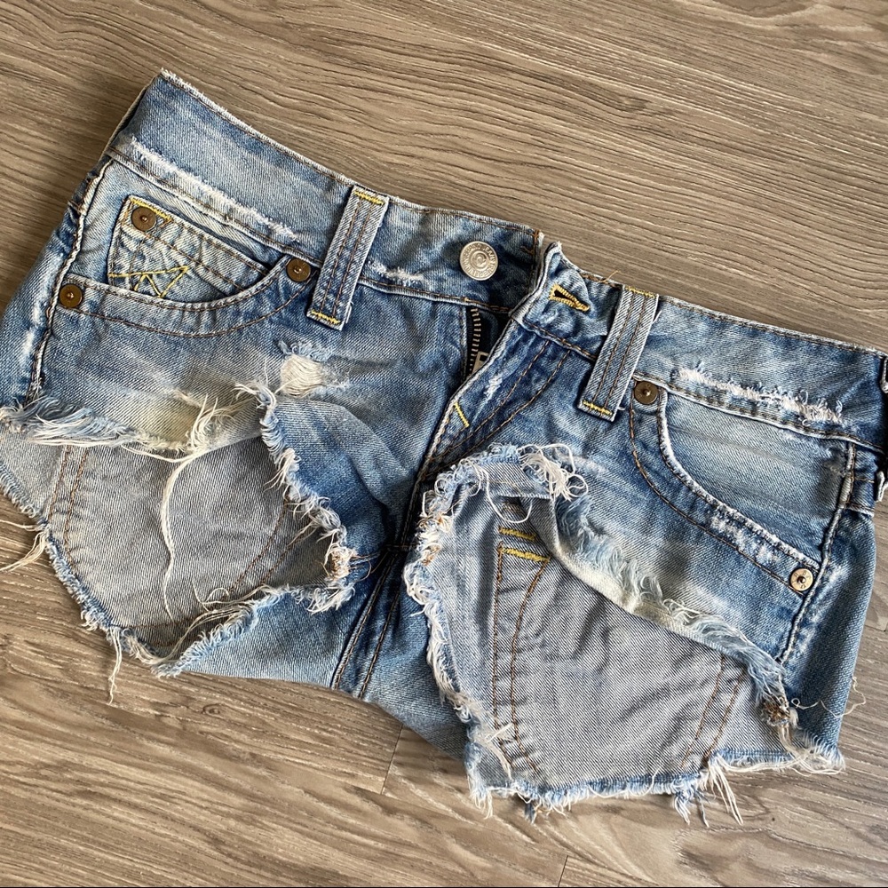 Tiny shorts true religion
